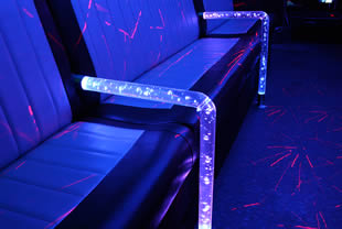 Strobe lighting and passenger area features
